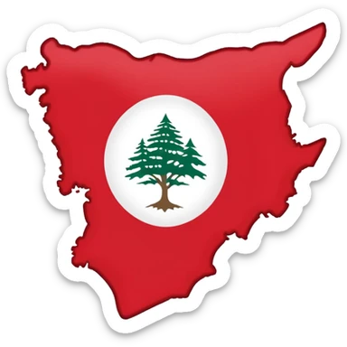 Northen Cyprus Flag and Map sticker