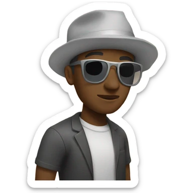 Visiting somewhere in hot weather sticker