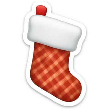Christmas stocking sticker