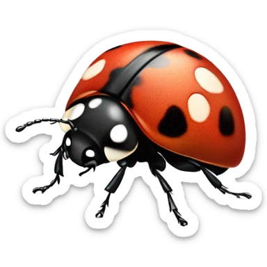 Ladybug Miráculous enojada sticker