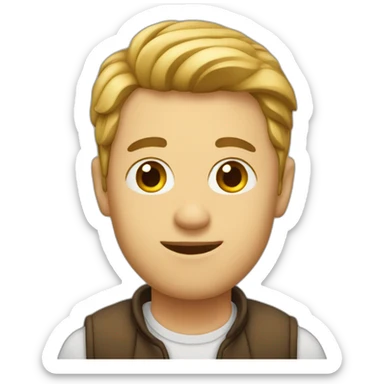 Homme calvitie sticker