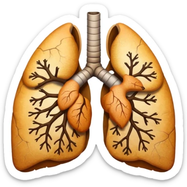 lungs disease sticker