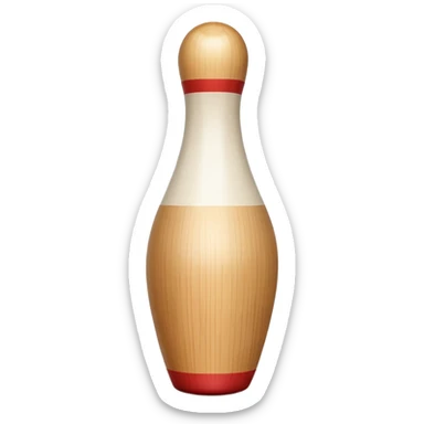 bowling pin sticker