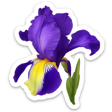 iris flower emoji sticker
