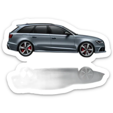 Audi rs6 badge sticker
