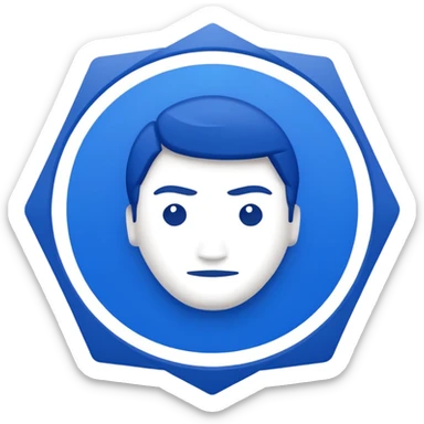 Roblox administrator logo sticker