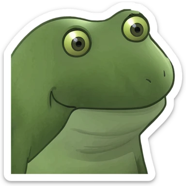 Squint smile icon sticker