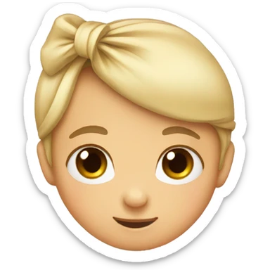 cute bow emoji sticker