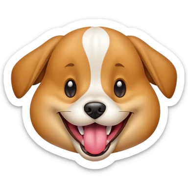 Dog saying yes sticker