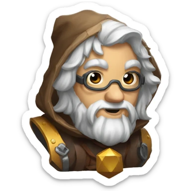 d20 dungeon master screen sticker