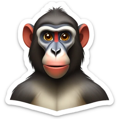 mandrill sticker