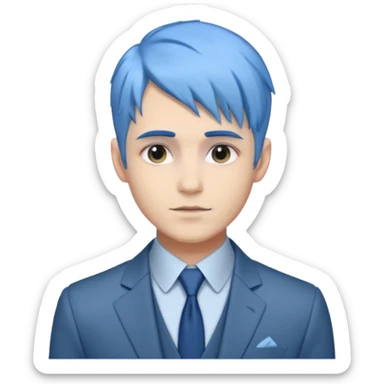 ethereal-pastel-transparent-translucent-gorgeous-spectral-dark-greyish-blue-whitish-gloomy-man-with-blue-hair-with-a-beautiful-grey-suit sticker