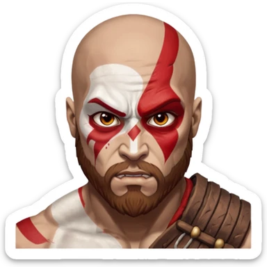 Kratosh  from God of war sticker