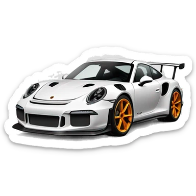 Porsche 911 gt3 rs sticker