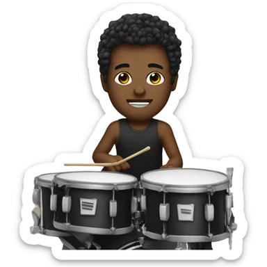 a synth playing the drums sticker