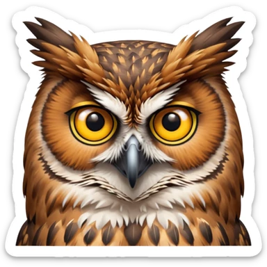 Eagle Owl sticker