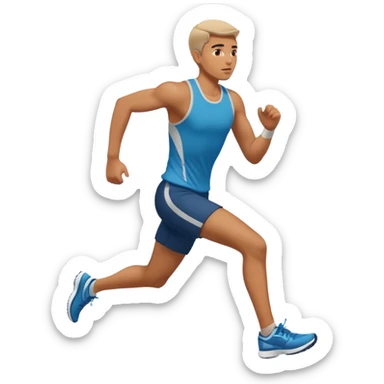 running sticker