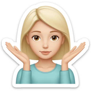 Minimal wellness-style emoji showing skin tightening,
a hand gently lifting and supporting facial skin upward,
subtle lifting gesture, smooth contours,
natural and calm look, non-medical, non-cosmetic,
no makeup, no injections, no surgery,
clean, modern, trustworthy wellness aesthetic sticker