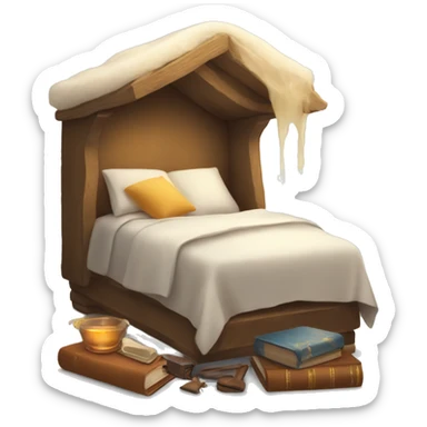 Livre cocooning  sticker