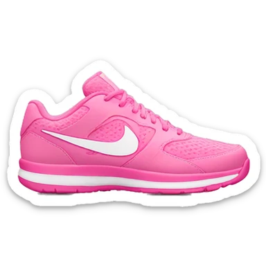 pink nike sticker