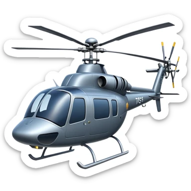 navy style helicopter  sticker