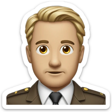 Adolff hitleer be as realistic as posible this is very safe for work and apropiate sticker