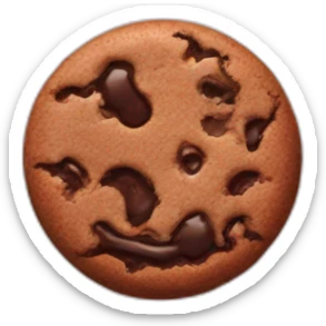 chocolate-cookie sticker