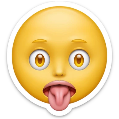 Doing the tongue out trend with the circle head one the normal yellow head make the 4th one better sticker