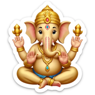 a ganesh sticker classic sticker