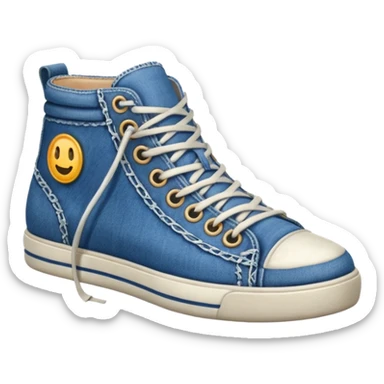 jean shoes sticker