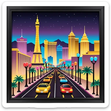 Las Vegas Strip sticker