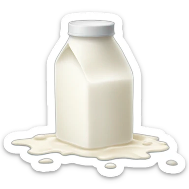 Spilled milk sticker