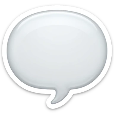 conversation bubble sticker