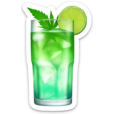 weed drink sticker