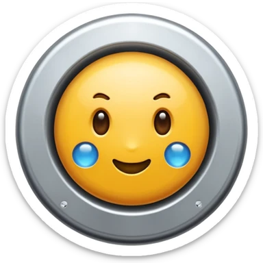 Un jeu de tamis rond avec des trous de plus en plus petits sticker