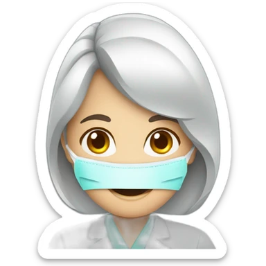 dentista mujer sticker