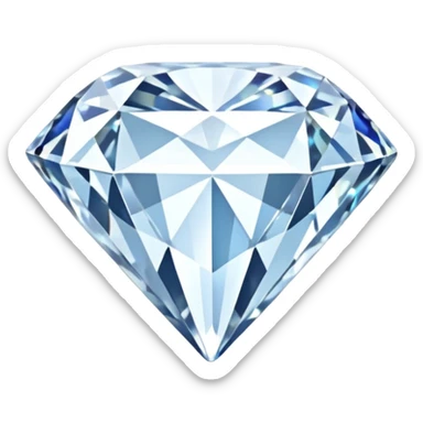 56-carat diamond shaped as bow sticker