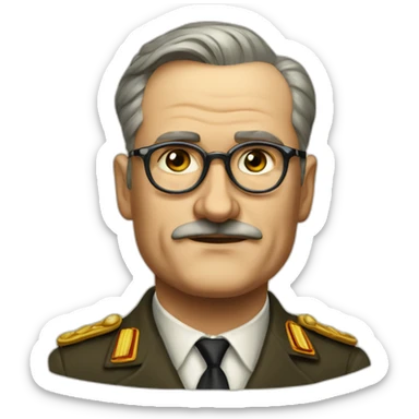 1940s notorious German politician sticker