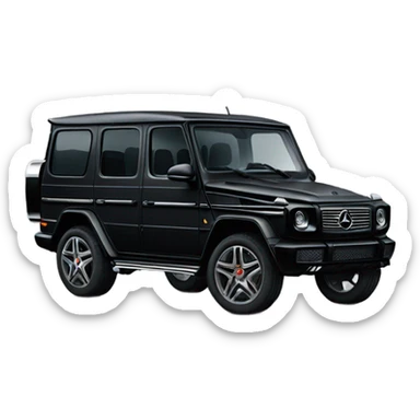 Black g wagon sticker