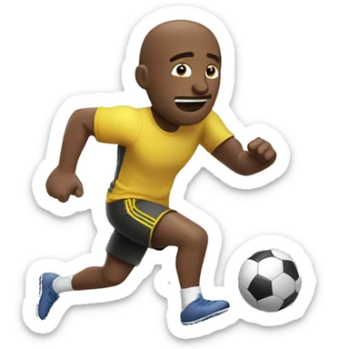 Homem jogando bola sticker