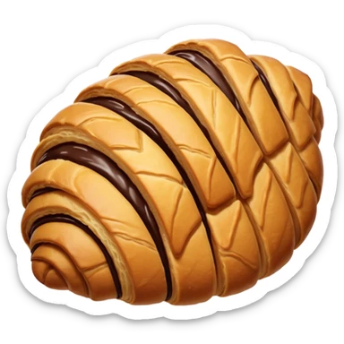 Chocolate croissant  sticker