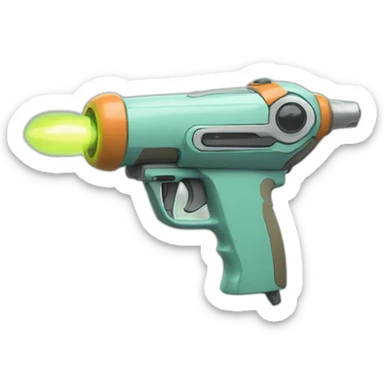 A portal gun from Rick and Morty sticker
