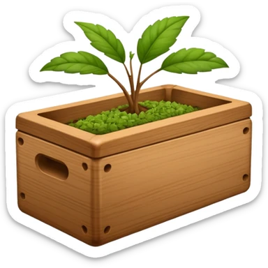 Paquete de yerba con un mate en el centro sticker