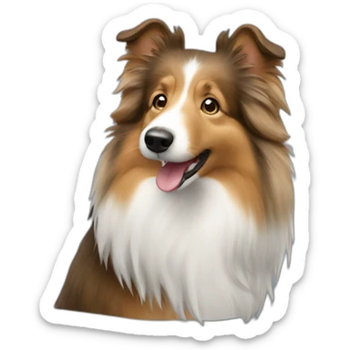 sheltie sticker