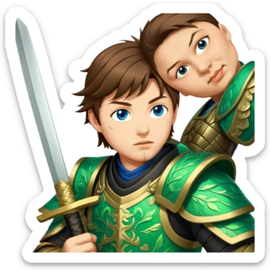 Emerald Samurai sticker