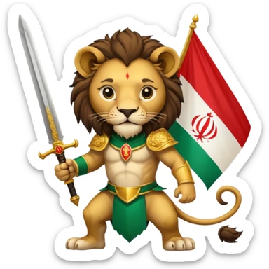 🦁⚔️☀️ ⬜ 🇮🇷
 sticker