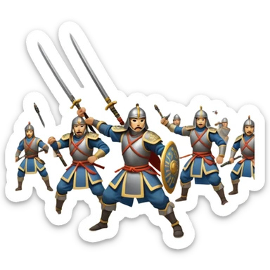 war between qing empire and mongolia sticker