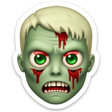 Zombie Memoji sticker