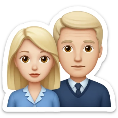 White man sucking on white woman’s nipple sticker