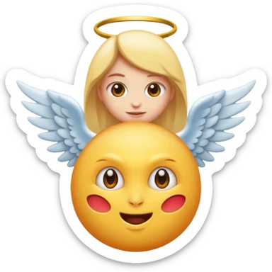 Créé un emojis d'un Ange et Demon s'entrelacent sticker